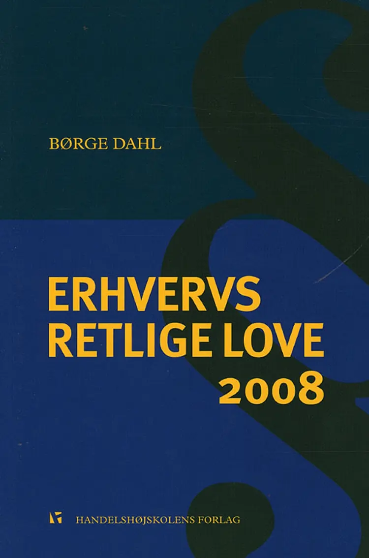 Erhvervsretlige love af Dahl B