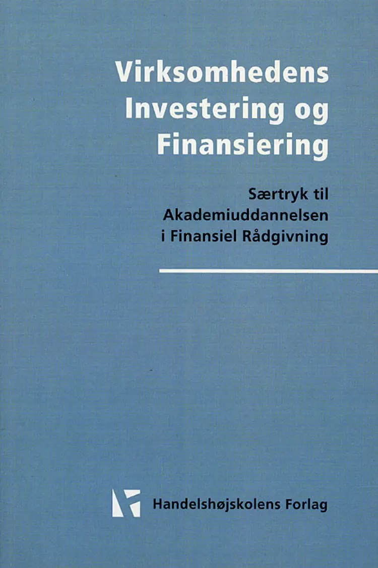 Virksomhedens investering og finansiering af Peter Lynggaard