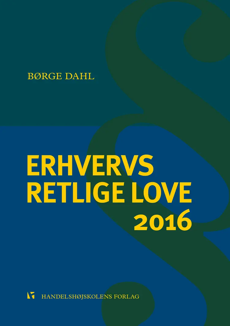 Erhvervsretlige love af Børge Dahl