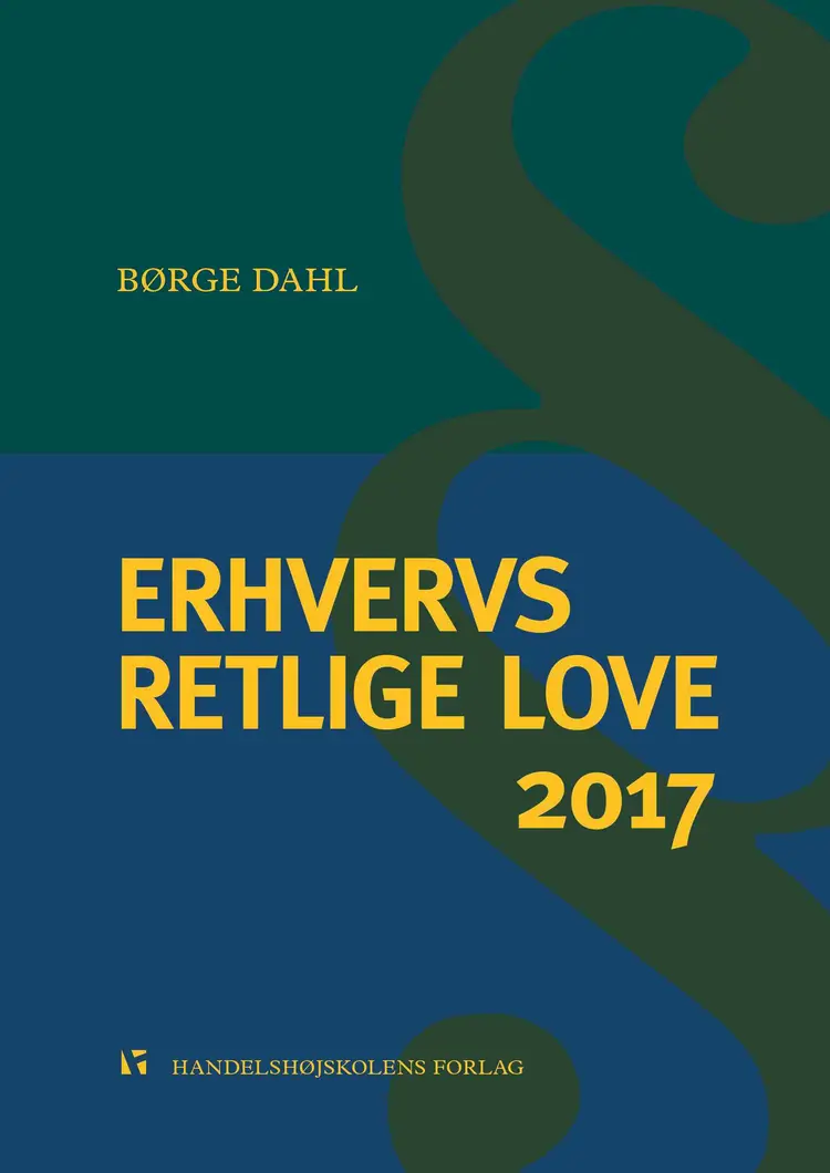 Erhvervsretlige love 2017 af Børge Dahl