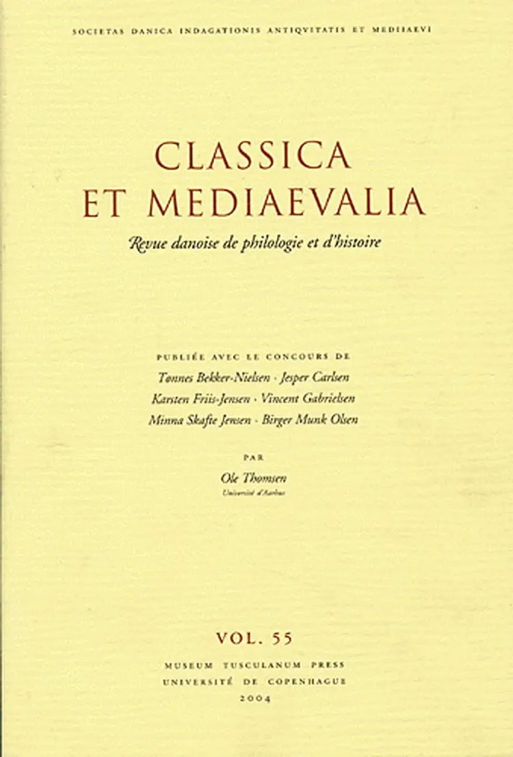 Classica et Medievalia 55 af Ole Thomsen