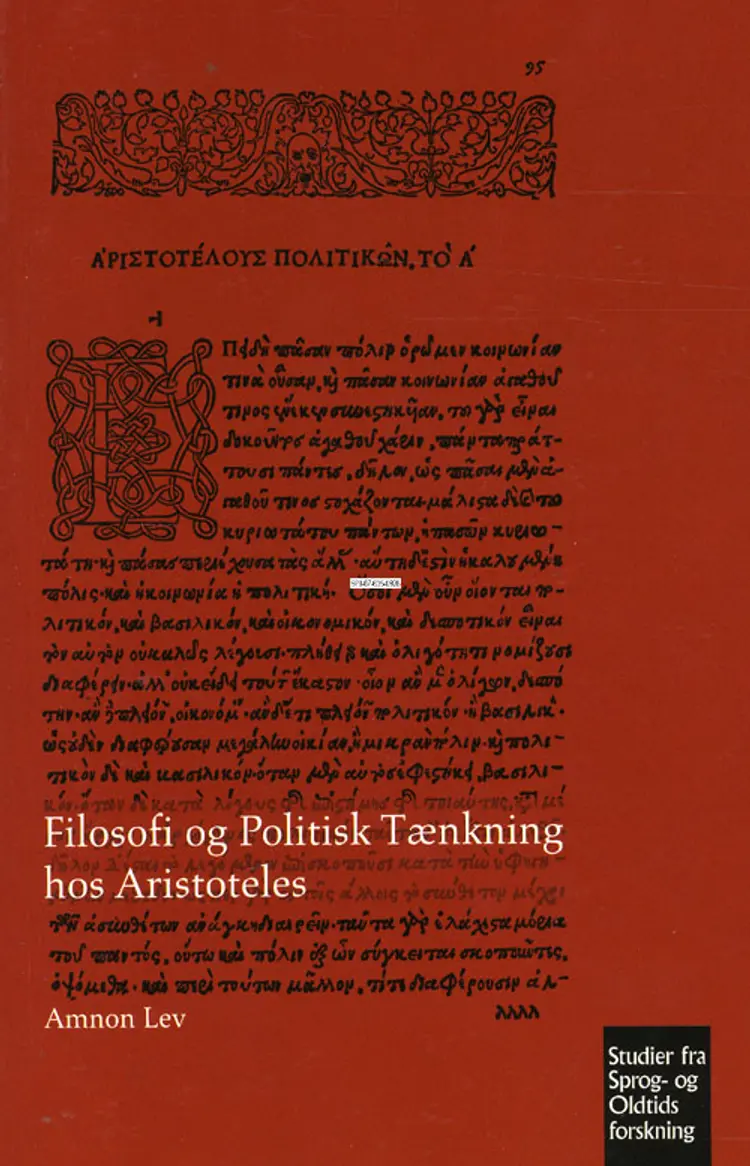 Filosofi og Politisk Tænkning hos Aristoteles af Amnon Lev