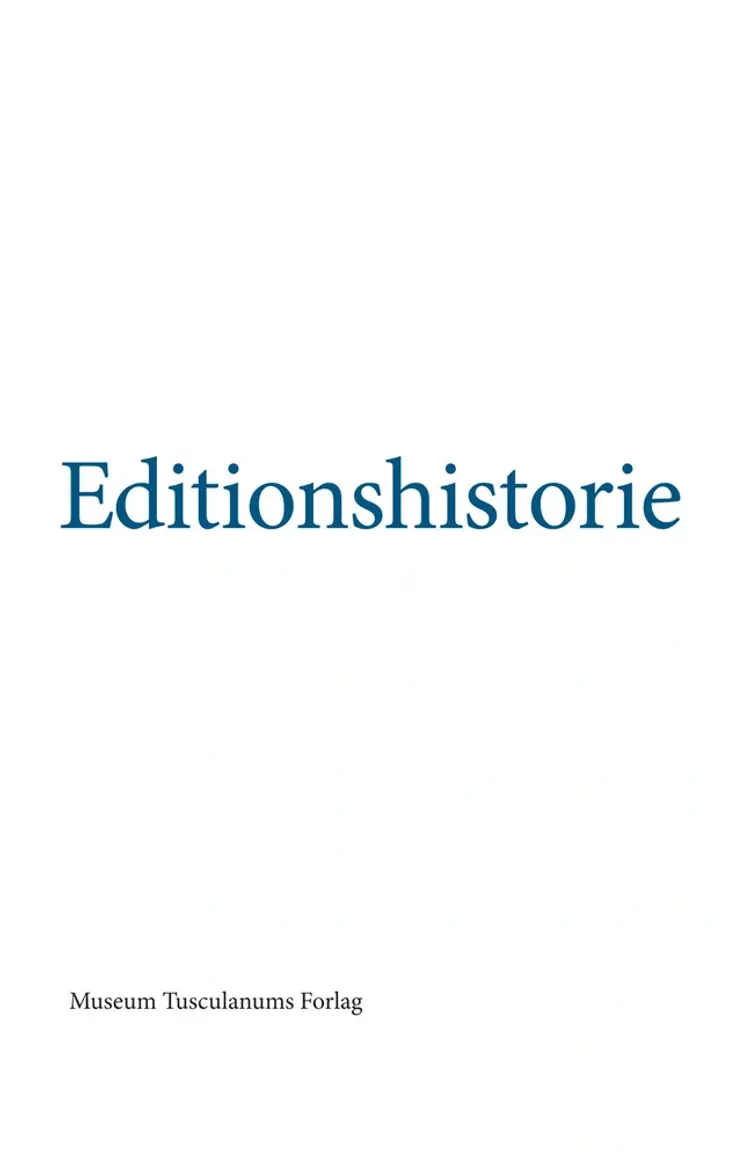 Editionshistorie 