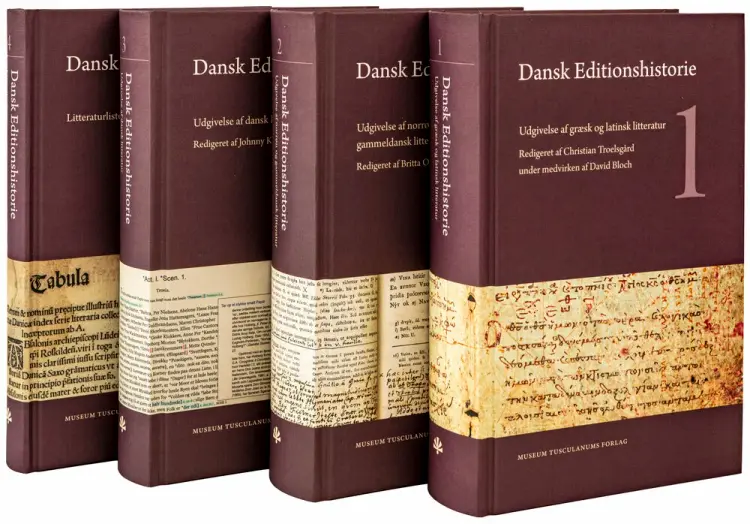 Dansk Editionshistorie, bd. 1-4 af Johnny Kondrup