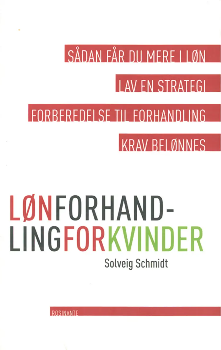 Lønforhandling for kvinder af Solveig Schmidt