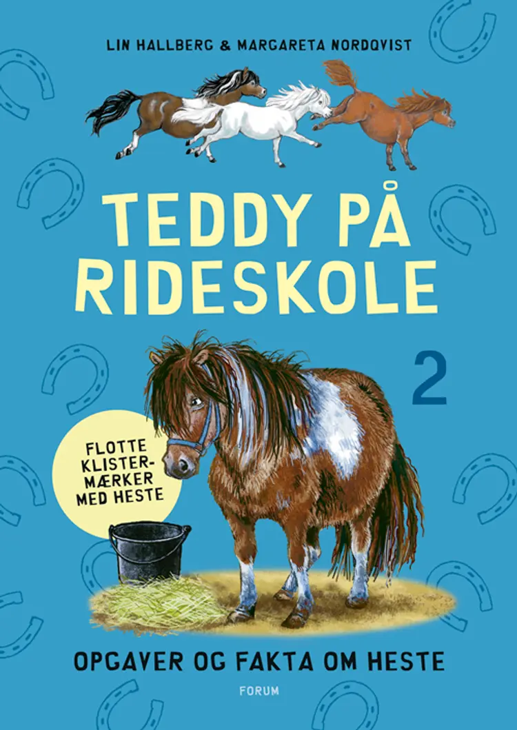 Teddy på rideskole af Lin Hallberg