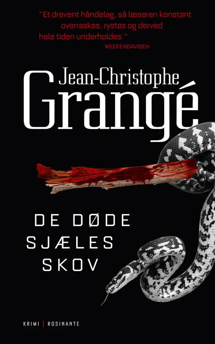 De døde sjæles skov af Jean-Christophe Grangé