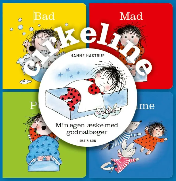 Cirkeline - Min egen æske med godnatbøger af Hanne Hastrup