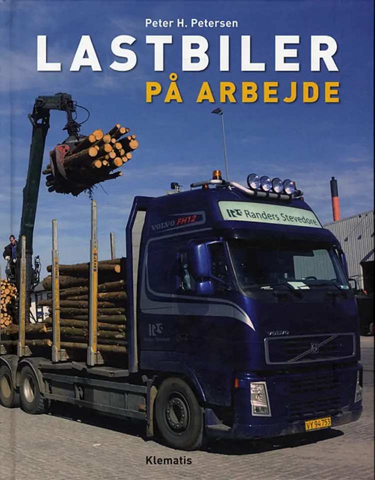 Lastbiler på arbejde af Peter H. Petersen