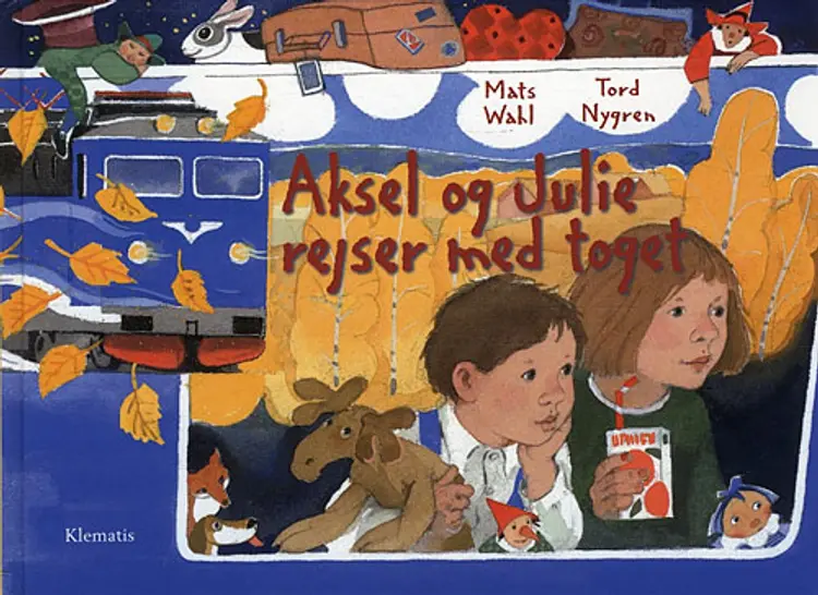 Aksel og Julie rejser med toget af Mats Wahl