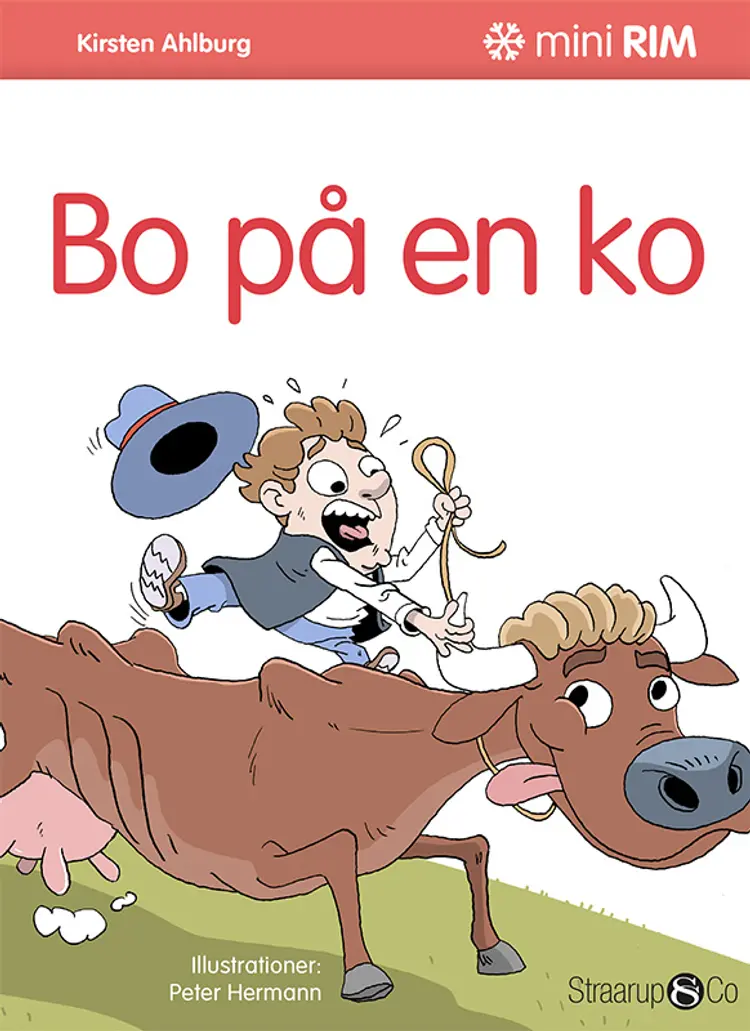 Bo på en ko af Kirsten Ahlburg