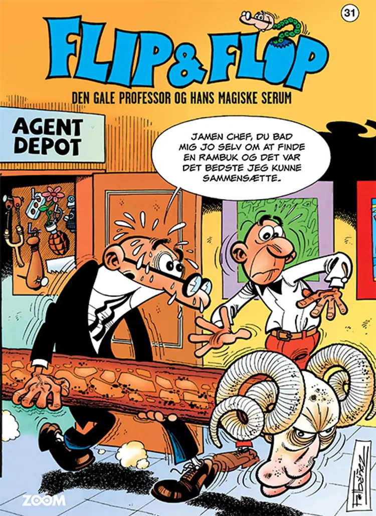 Den gale professor og hans magiske serum af F. Ibáñez