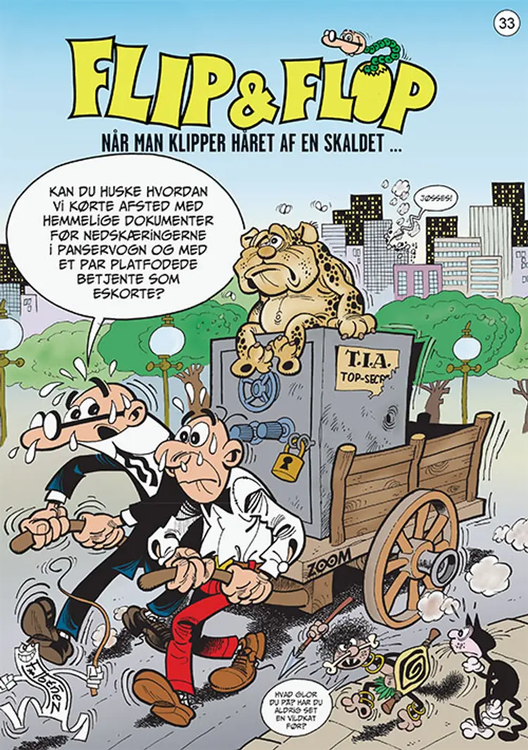 Flip & Flop 33: Når man klipper håret af en skaldet .... af F. Ibáñez