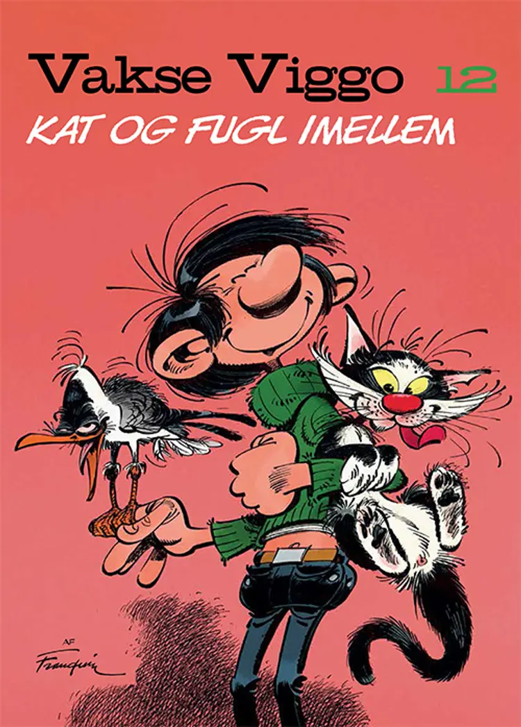 Vakse Viggo 12: Kat og fugl imellem af André Franquin