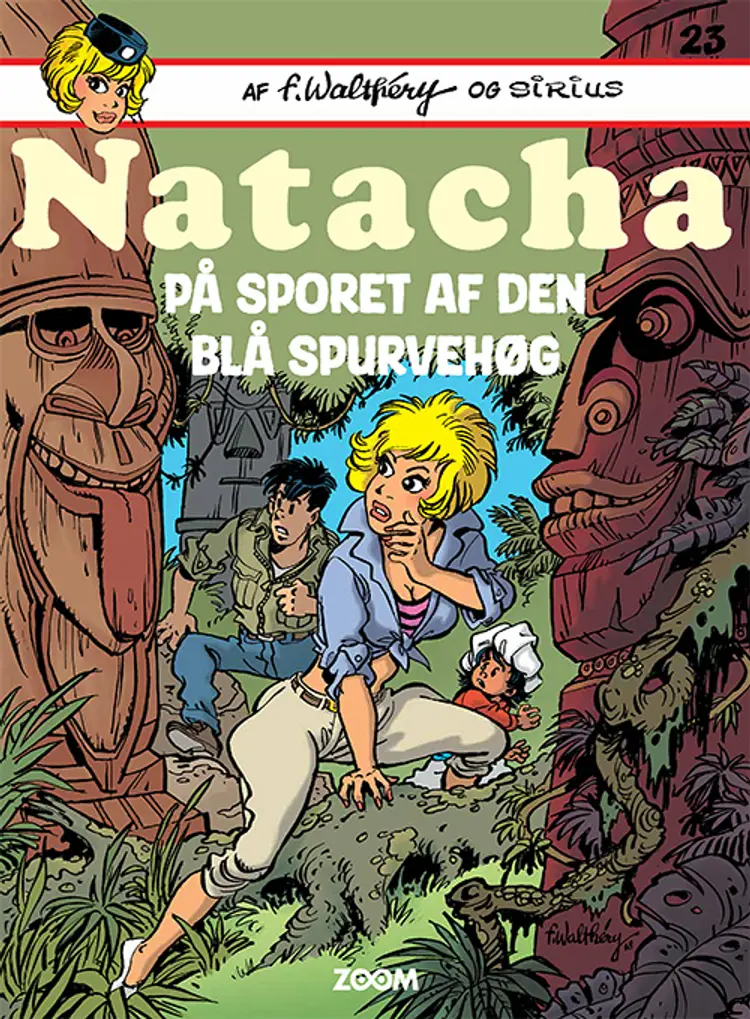 Natacha 23: På sporet af den blå spurvehøg af François Walthéry