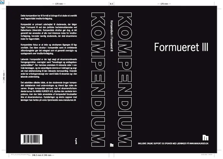Kompendium i formueret III af Morten Frank