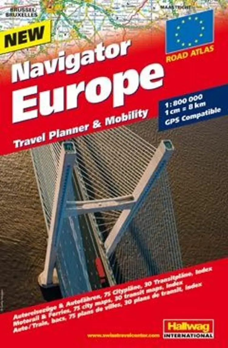 Hallwag, vejatlas, Europa