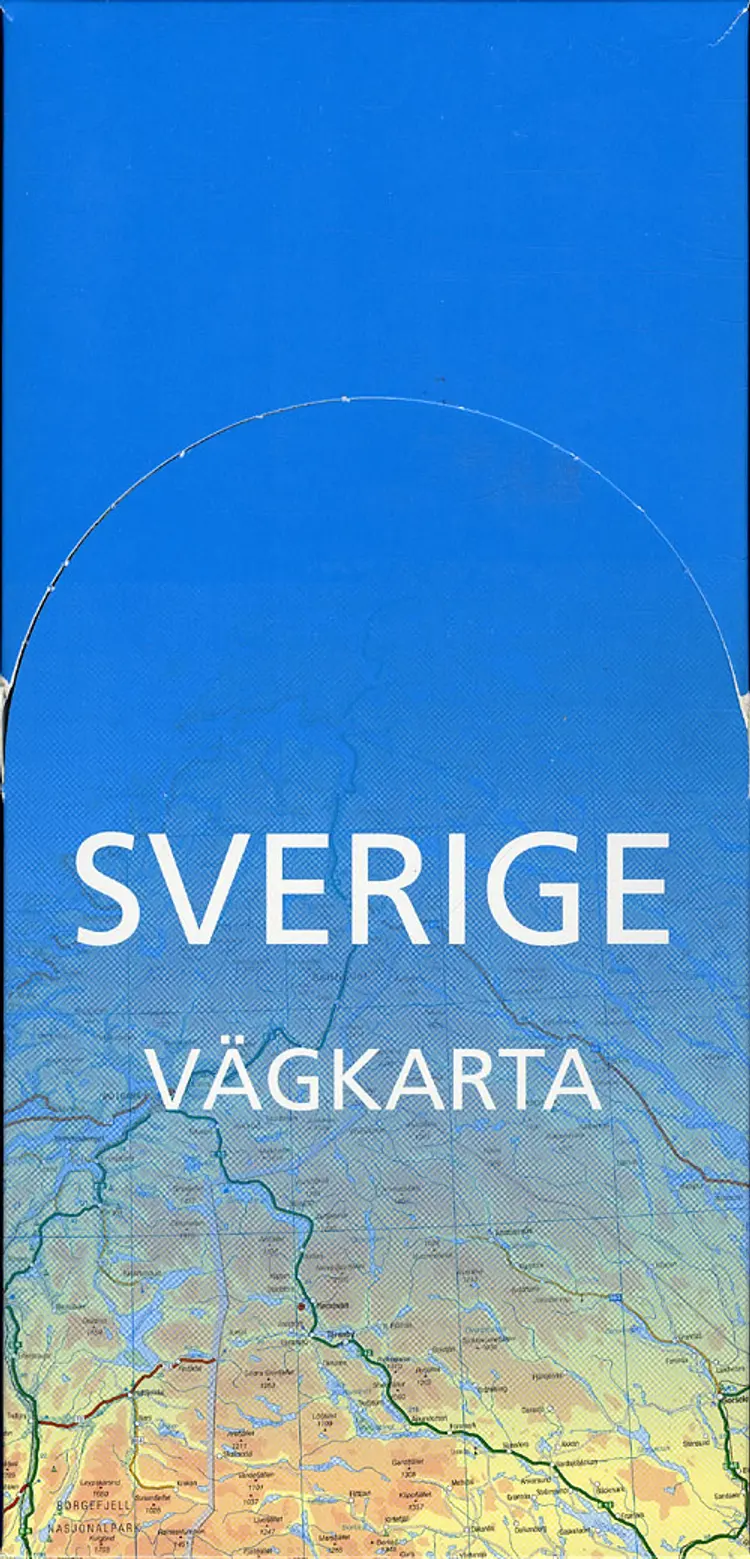 Sverige vägkarta - 1:250.000/1:800.000/1:1.000.000