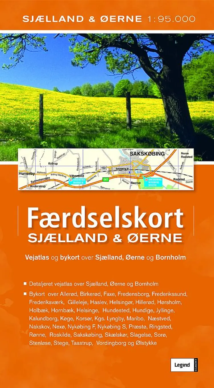 Færdselskort Sjælland & Øerne