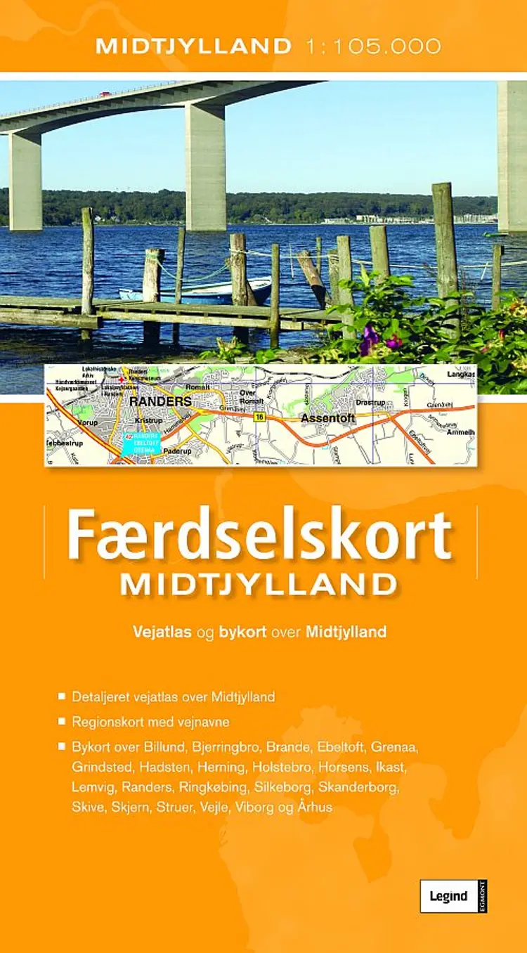 Færdselskort Midtjylland