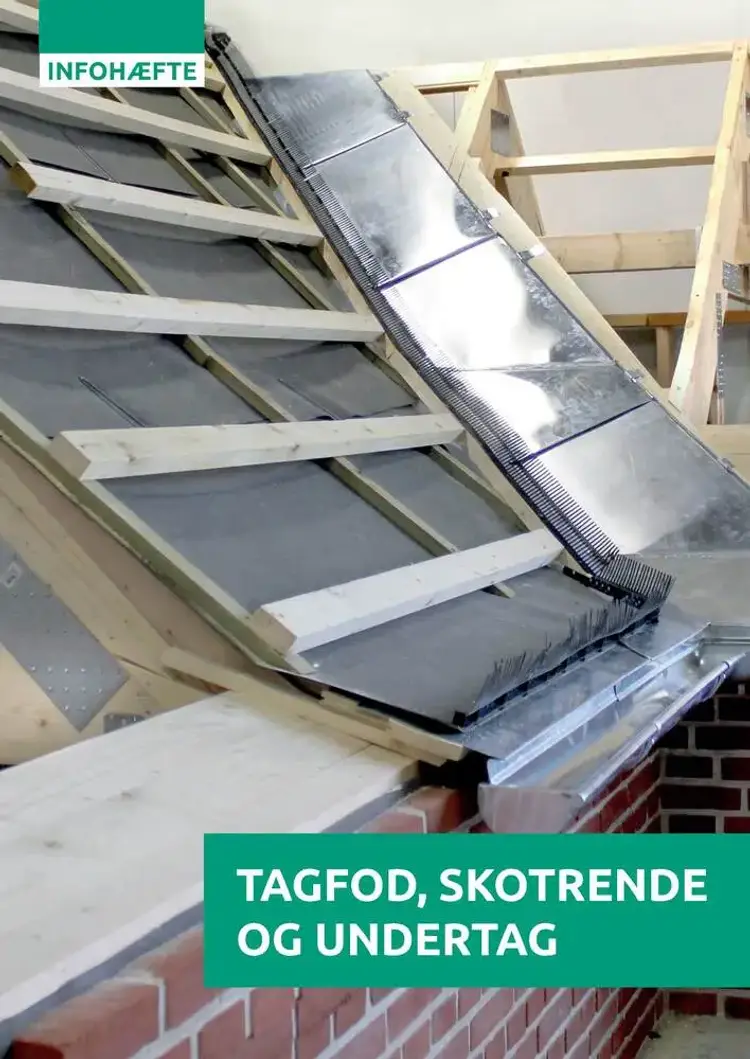 Tagfod, skotrende og undertag af Tømrerfagets Lærebogsudvalg