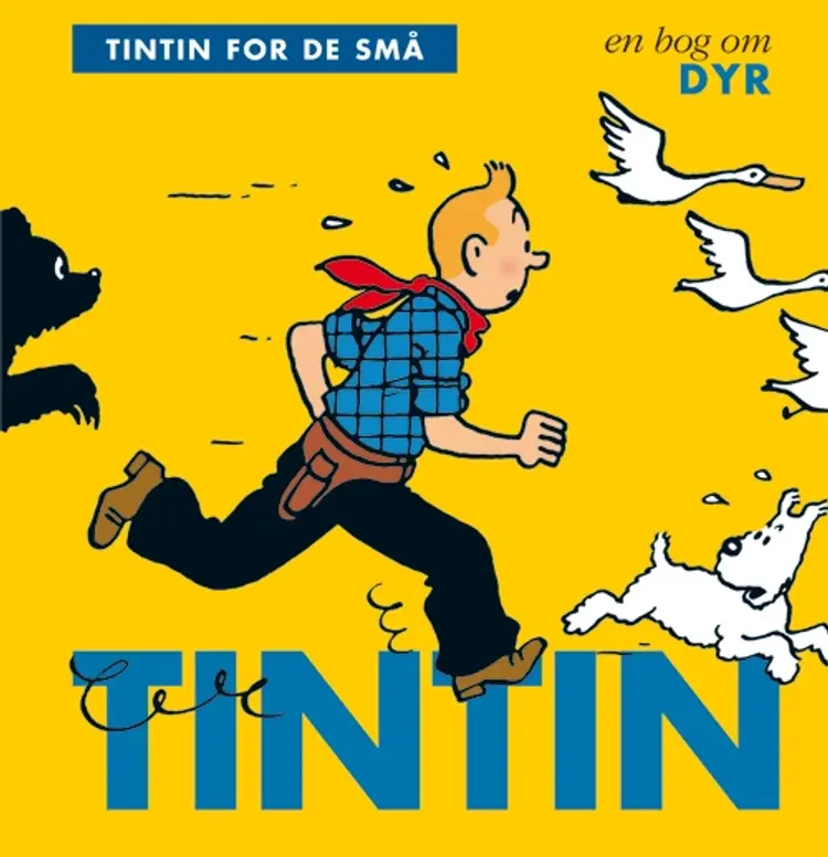Tintin for de små: En bog om dyr af Hergé