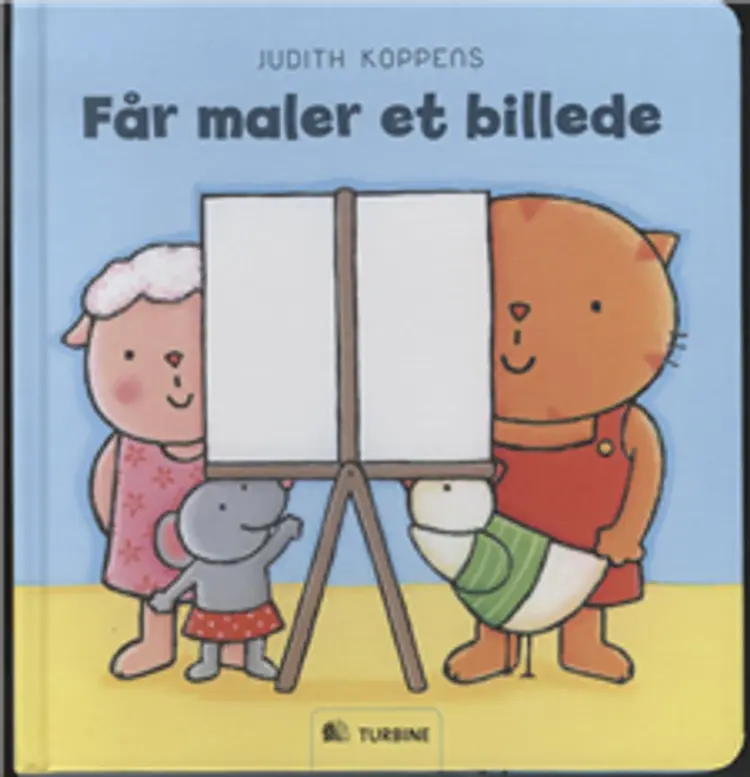 Får maler et billede af Judith Koppens