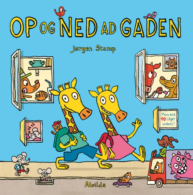 Op og ned ad gaden af Jørgen Stamp