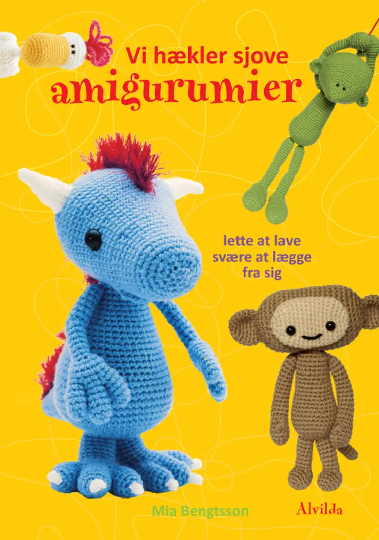Vi hækler sjove amigurumier af Mia Bengtsson