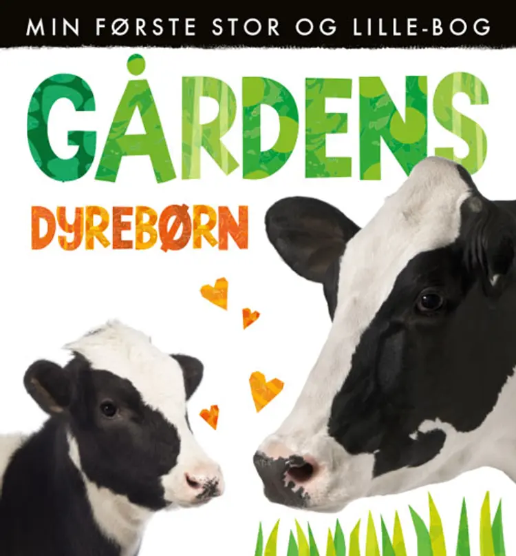 Gårdens dyrebørn - Min første stor og lille bog (sæt á 2 stk. Pris pr. stk. 149,95)