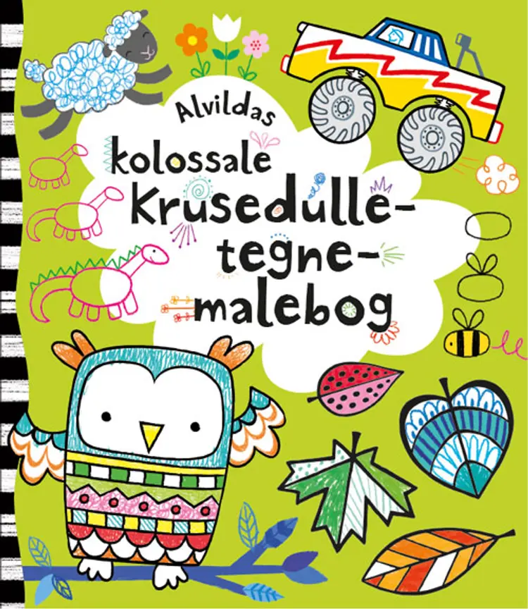 Alvildas kolossale krusedulle-tegne-malebog