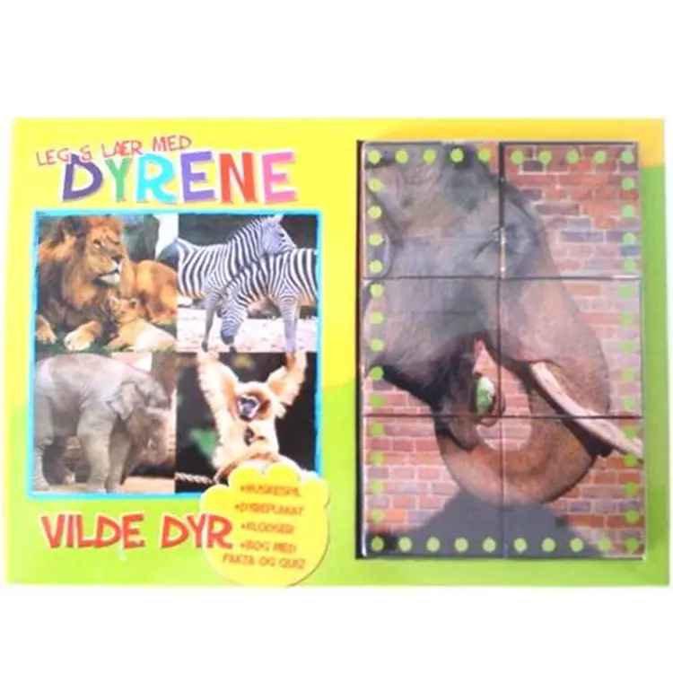 Leg og lær med dyrene: Vilde dyr (pakke med 2 stk.) af Carl Lund