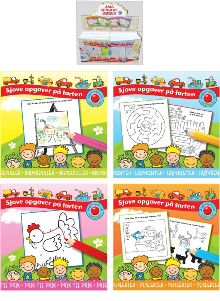 Mini-aktivitetsbøger 1-4