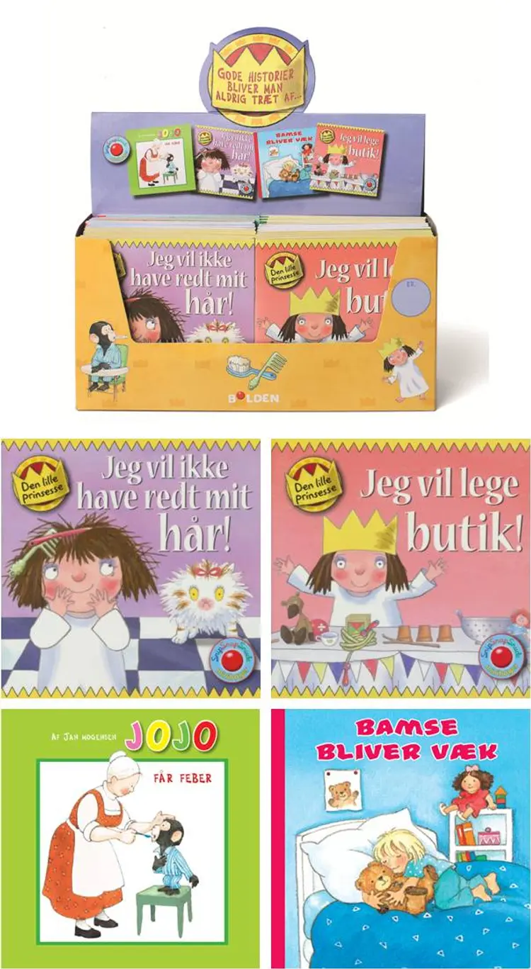 Snip snap snude serie 8, Den lille prinsesse m.fl. 1-4
