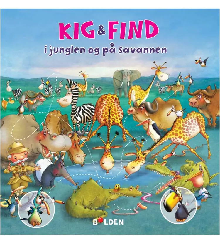 Kig & find i junglen og på savannen af Nadine Piette