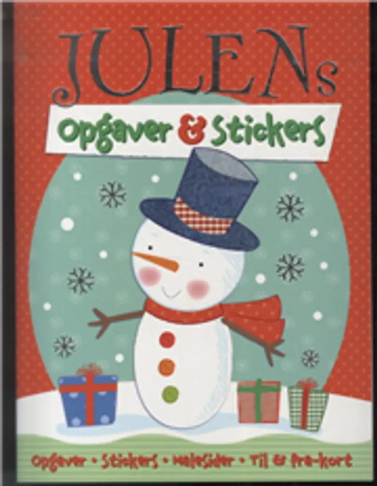 Julens opgaver & stickers