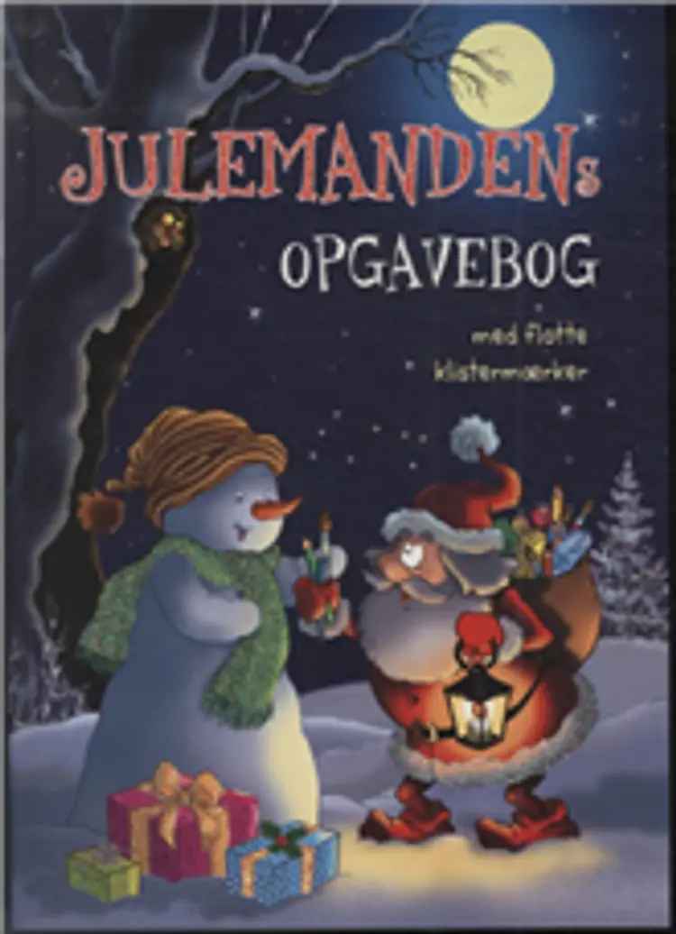 Julemandens opgavebog med flotte klistermærker