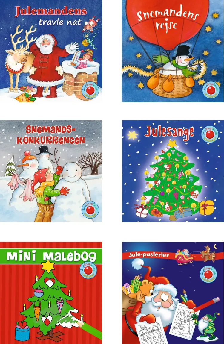 Julebøger 1-6 (display m/48 ass.)