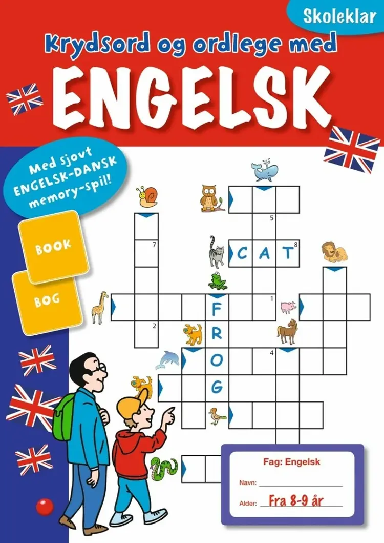 Lær engelsk med krydsord 