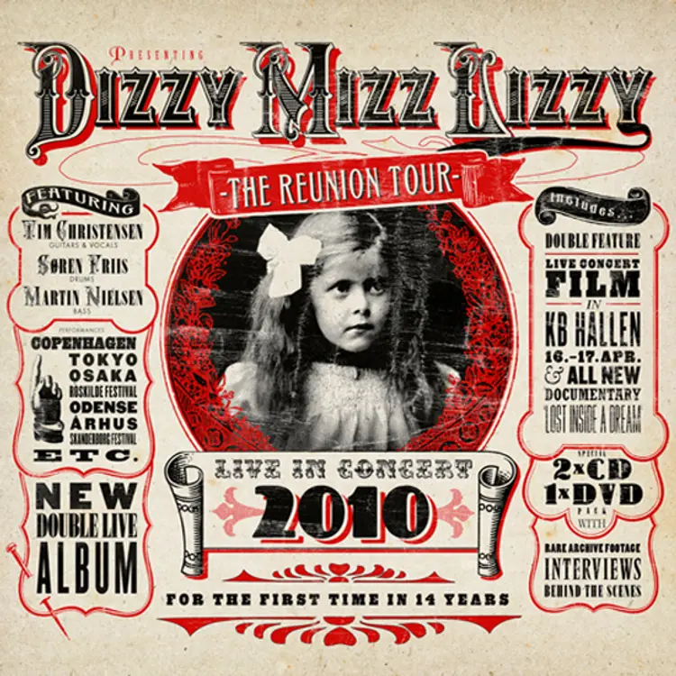 Live in concert CD + DVD af Dizzy Mizz Lizzy