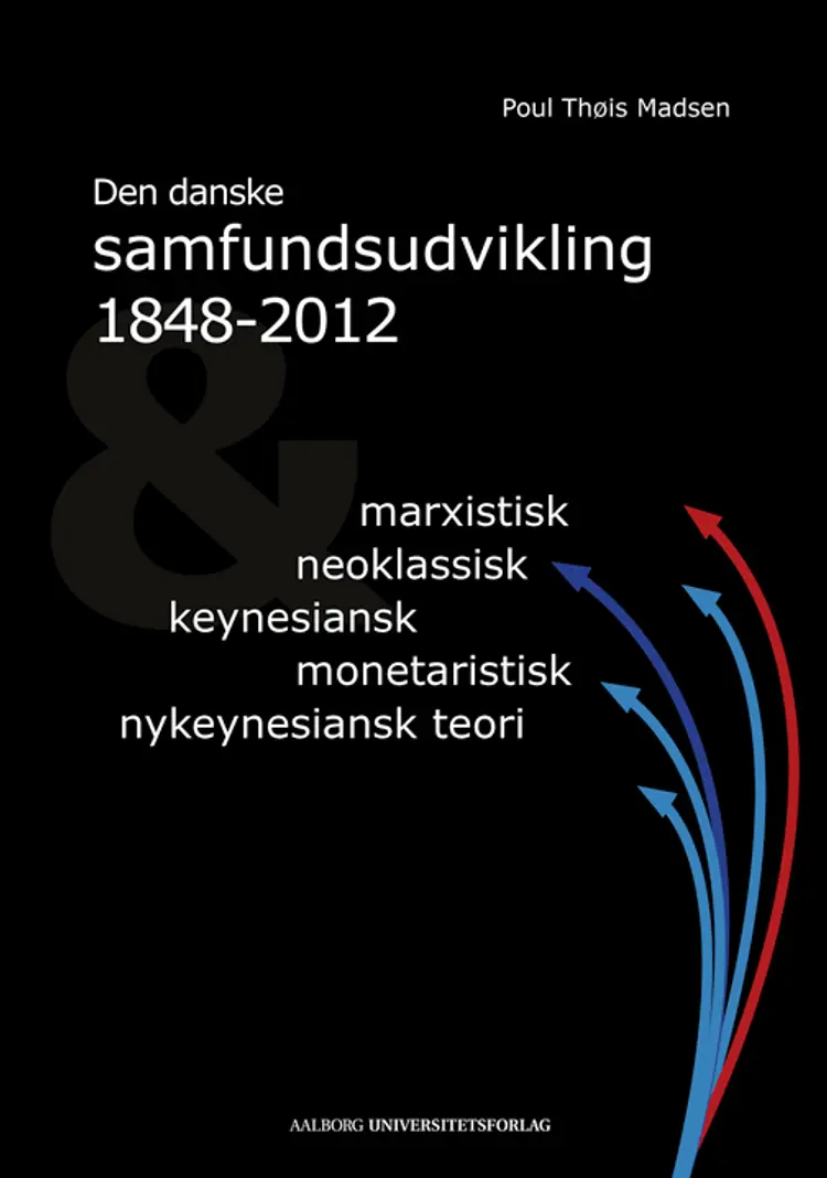 Den danske samfundsudvikling 1848-2012 & marxistisk, neoklassisk, keynesiansk, monetarisk, nykeynesiansk teori af Poul Thøis Madsen