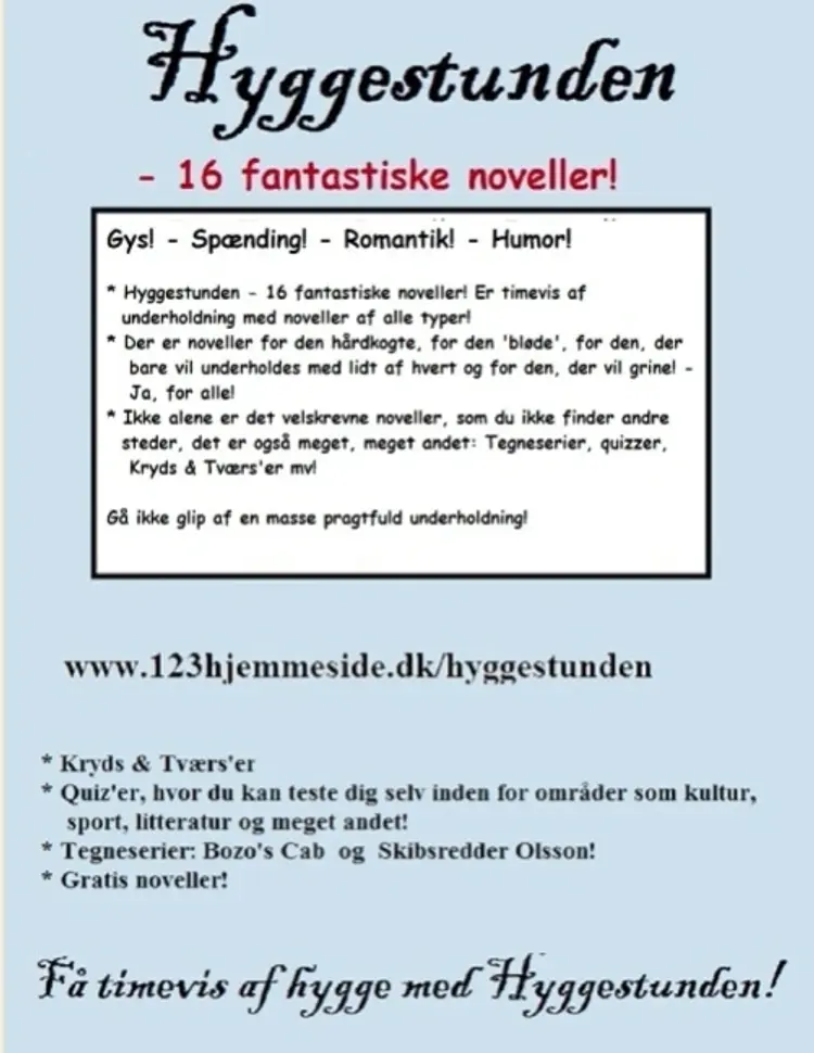 Hyggestunden - 16 fantastiske noveller af Christina Aaboe
