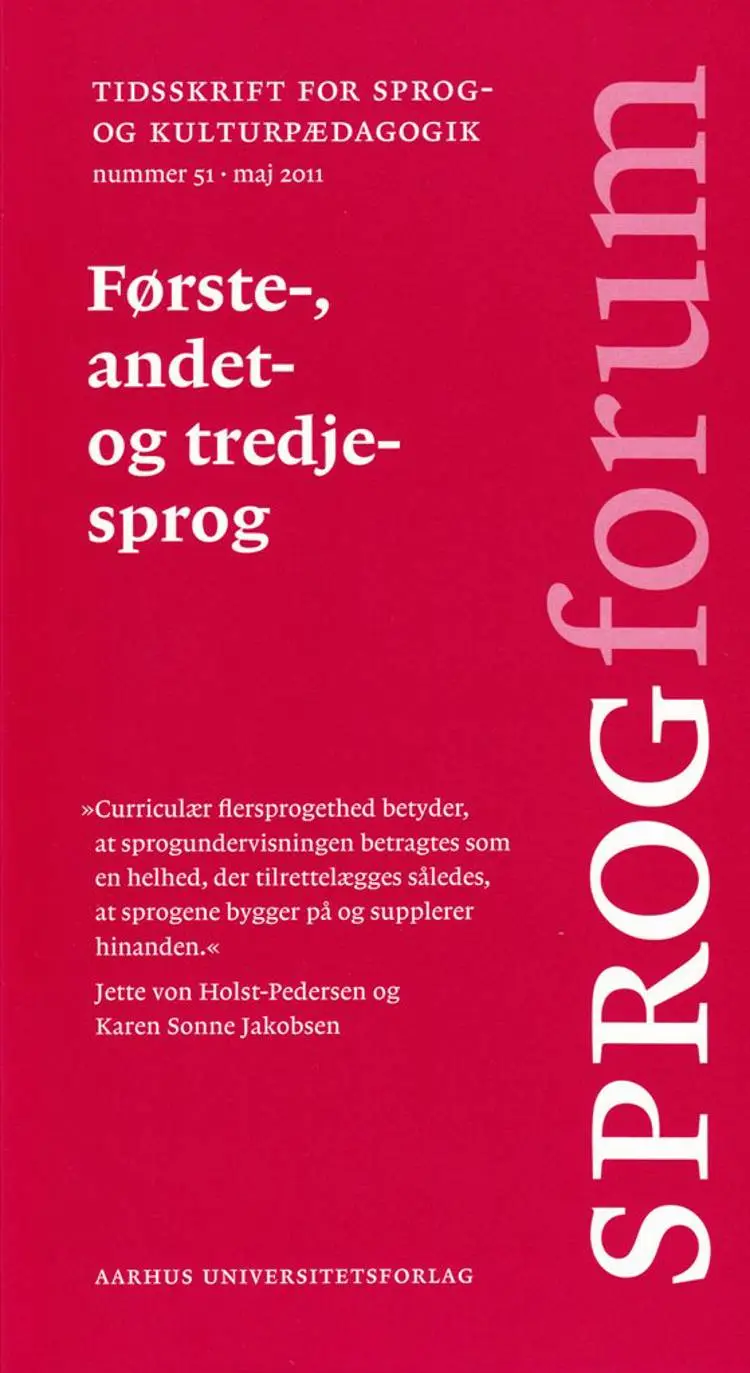 Første-, andet- og tredjesprog af Karen Sonne Jakobsen