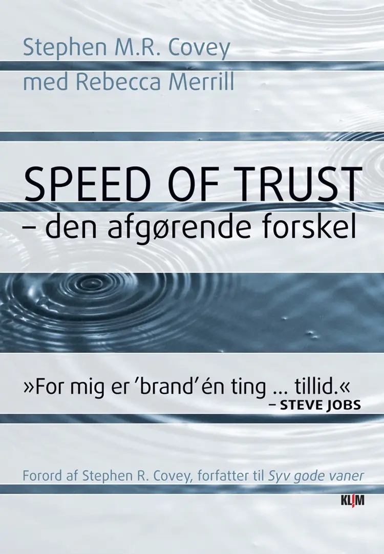 Speed of trust af Stephen R. Covey