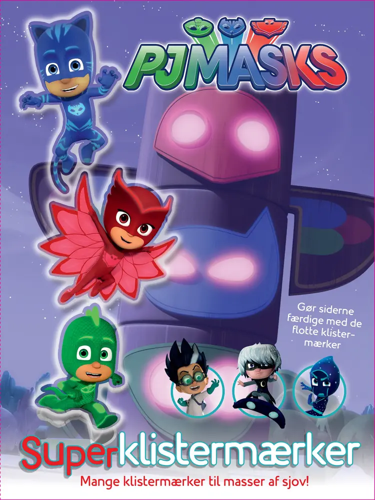PJ Masks Superklistermærker 