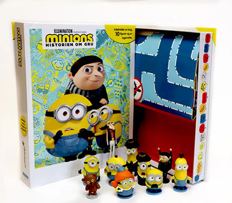 Minions 2 - Legebog - med 10 figurer og legemåtte (Busy Book)