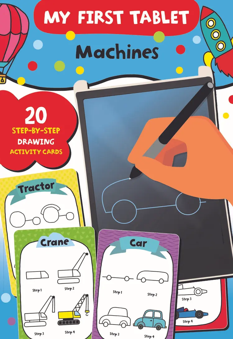 My First Tablet - Maskiner (med 20 tegnekort og tablet)