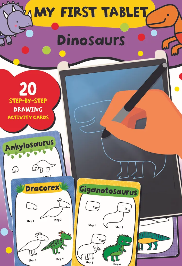 My First Tablet - Dinosaurer (med 20 tegnekort og tablet)