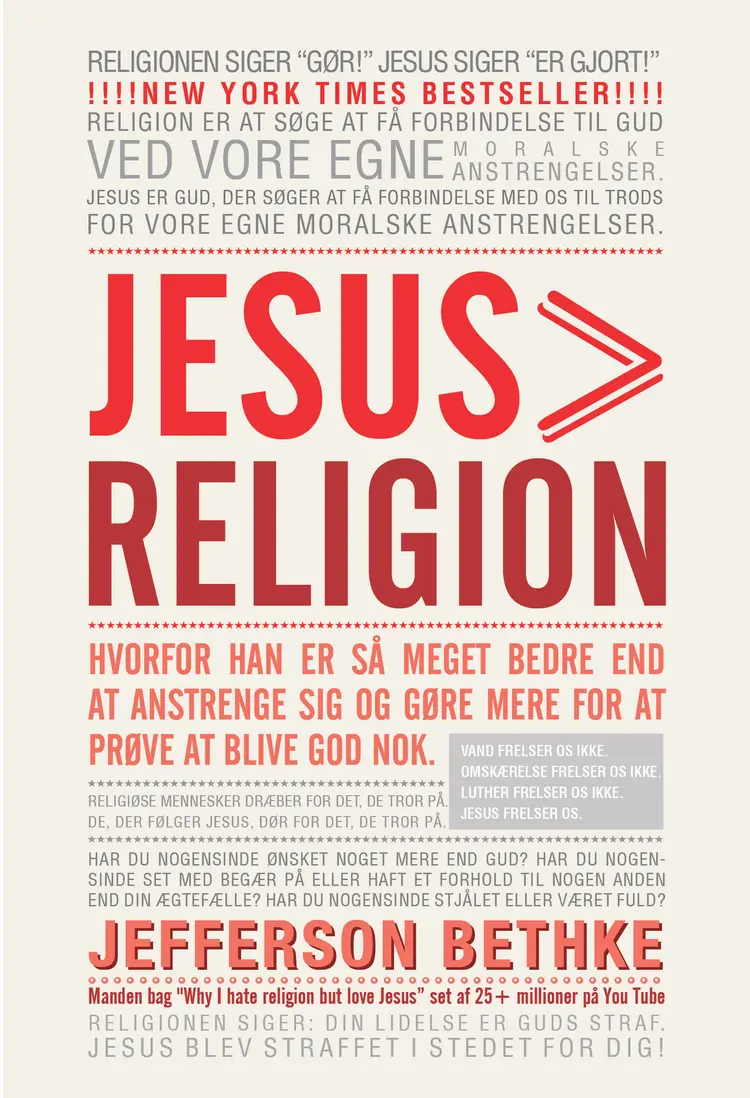 Jesus > religion af Jefferson Bethke