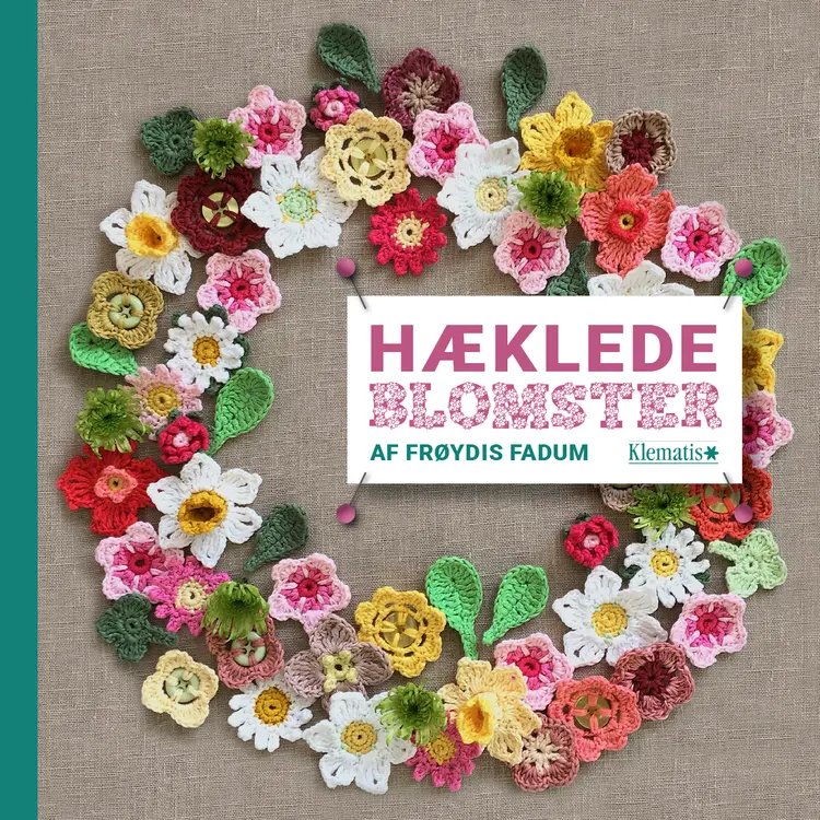 Hæklede blomster af Frøydis Fadum